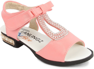 

N Five Girls Buckle Strappy Sandals(Pink