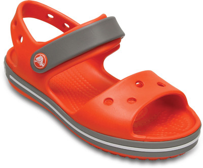 

Crocs Boys & Girls Sling Back Clogs(Orange, Black