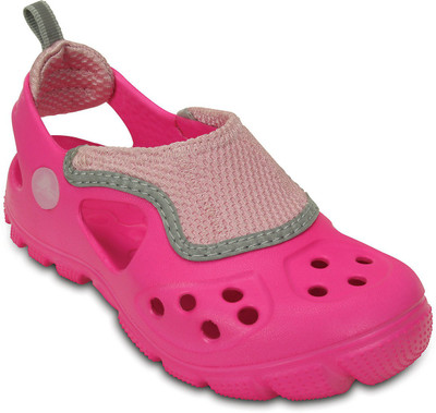 

Crocs Girls Slip-on Sports Sandals(Pink, Neon magenta/carnation