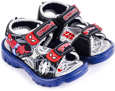 

Spiderman Boys Sling Back Sports Sandals(Grey, Grey/navy
