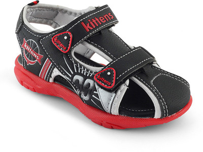 

KITTENS Boys Slip-on Sports Sandals(Black