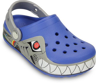 

Crocs Boys Slip-on Clogs(Blue, Sea blue/silver