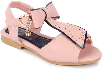 

N Five Girls Buckle Strappy Sandals(Pink