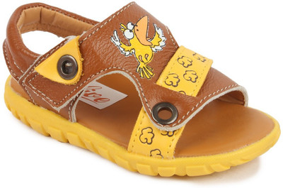 

N Five Boys & Girls Buckle Strappy Sandals(Yellow