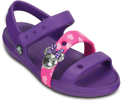 

Crocs Girls Slip-on Sports Sandals(Purple, Black