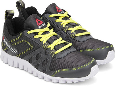 

REEBOK Boys Running Shoes, Gry/green/wht/blck