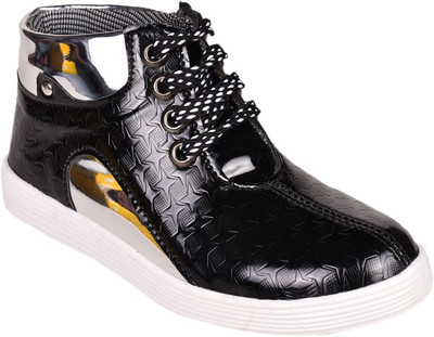 

Trilokani Boys Lace Sneakers(Silver, Multticolor