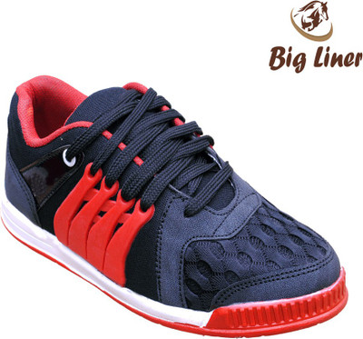 

Big Liner Boys Lace Sneakers(Black