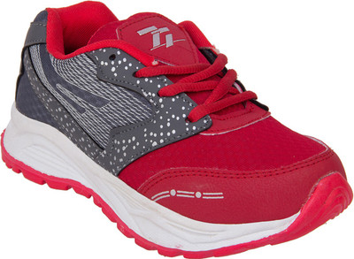 

77 seventy seven Boys & Girls Lace Running Shoes(Multicolor, Grey