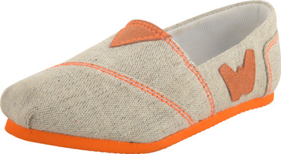 

Willywinkies Boys & Girls Slip on Loafers(Orange, Grey