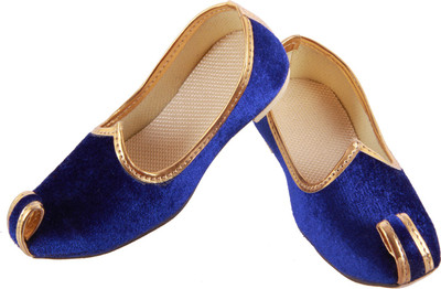 

Khussa Boys Slip on Mojaris(Dark Blue, Brown