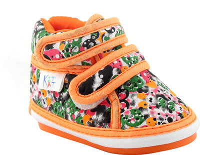 

kitkat Boys & Girls Velcro Casual Boots(Orange