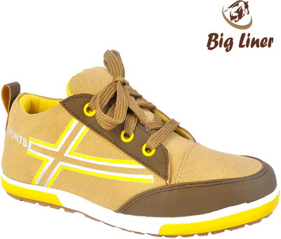 

Big Liner Boys Lace Sneakers(Yellow