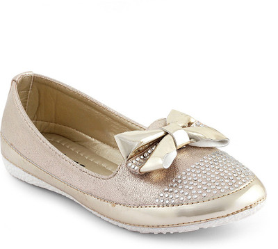 

KITTENS Girls Slip-on Ballerinas(Gold