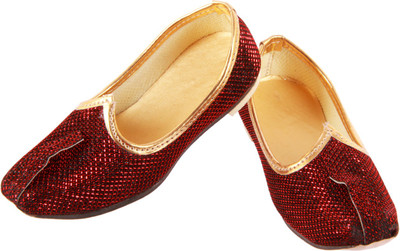 

Khussa Boys Slip on Mojaris(Red, Brown