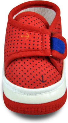 

Instabuyz Boys & Girls Velcro Casual Boots(Red