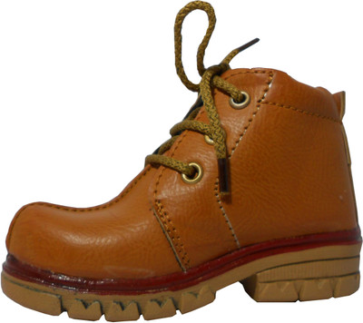 

WTdesign Boys & Girls Lace Casual Boots(Yellow