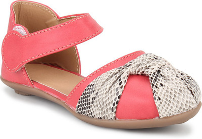 

Apick Girls Velcro Moccasins(Multicolor, Red