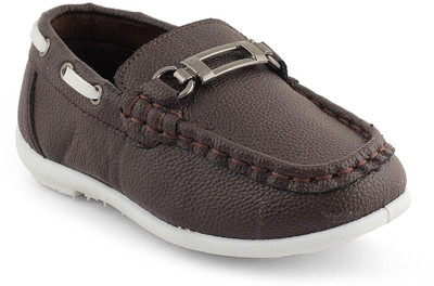

KITTENS Boys Slip on Loafers(Brown