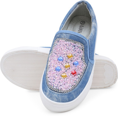 

Lilliput Girls Slip on Sneakers(Blue
