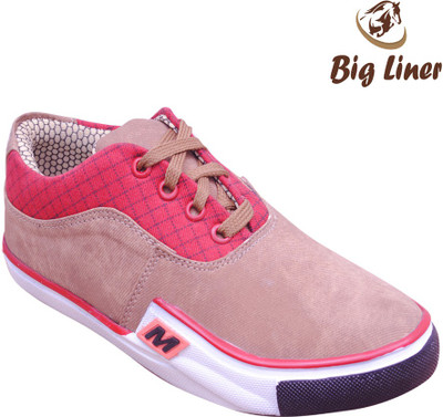 

Big Liner Boys Lace Sneakers(Maroon