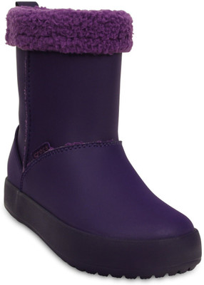 

Crocs Girls Slip on Casual Boots(Purple