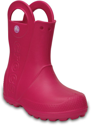 

Crocs Girls Slip on Casual Boots(Pink