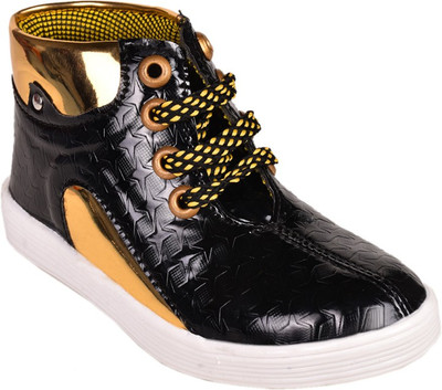 

Trilokani Boys Lace Sneakers(Gold, Multicolor