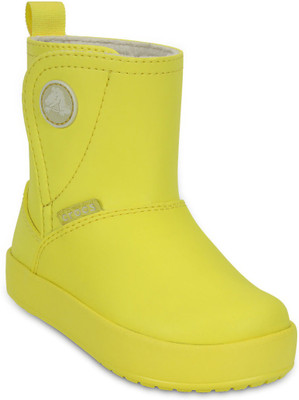 

Crocs Girls Slip on Casual Boots(Yellow