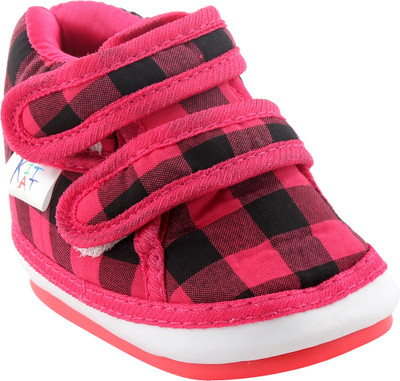 

kitkat Boys & Girls Velcro Casual Boots(Pink