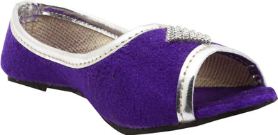 

Swag Different, Like you Girls Slip on Jutis(Purple