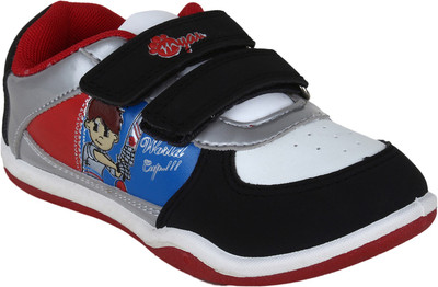 

Myau Boys & Girls Velcro Sneakers(Black