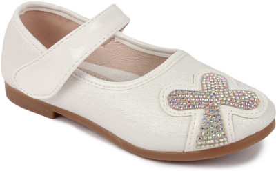 

N Five Girls Velcro Dancing Shoes(White