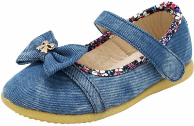 

Yellow Bee Girls Velcro Dancing Shoes(Blue