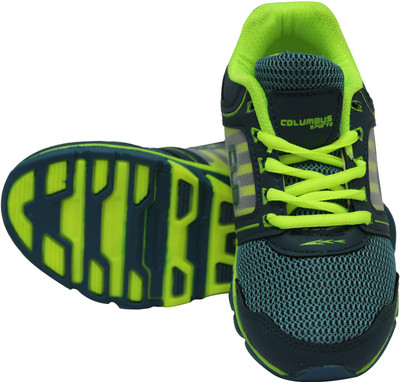 

Columbus Boys & Girls Lace Running Shoes(Multicolor, Cbjr06bgpg-b.green p. green
