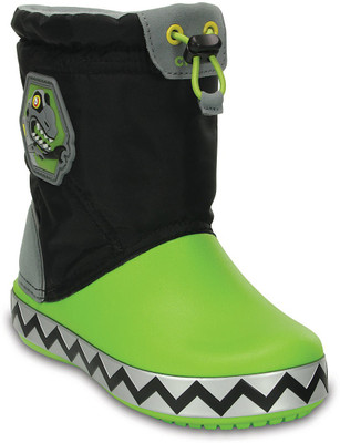 

Crocs Girls Slip on Casual Boots(Black