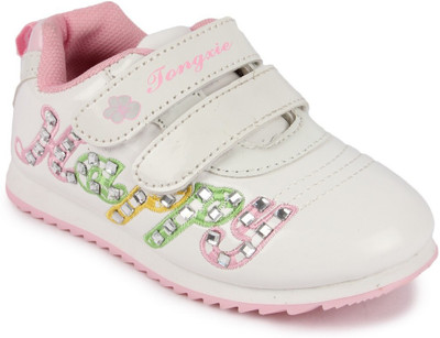 

N Five Girls Velcro Casual Boots(White