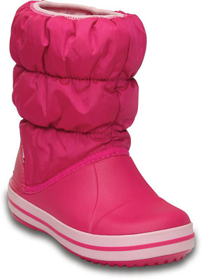 

Crocs Girls Slip on Casual Boots(Pink