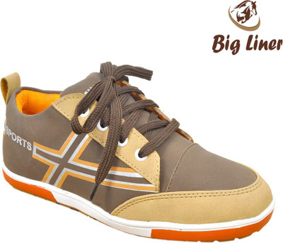 

Big Liner Boys Lace Sneakers(Brown