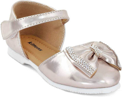 

KITTENS Girls Velcro Espadrilles(Gold