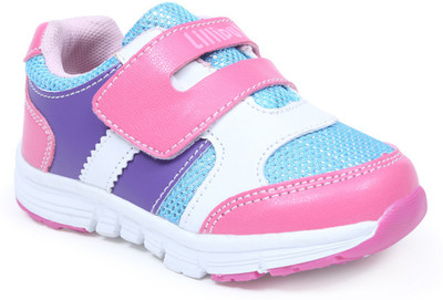 

Lilliput Girls Velcro Sneakers(Multicolor, Dark pink