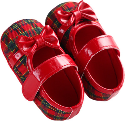 

abdc kids Girls Velcro Casual Boots(Red