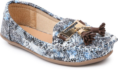 

Apick Girls Slip on Loafers(Blue