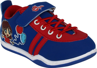 

Myau Boys & Girls Velcro Sneakers(Red, Blue