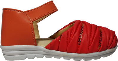 

WTdesign Girls Strap Moccasins(Red, Rosy red