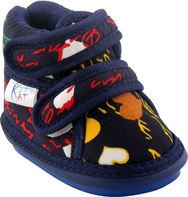 

kitkat Boys & Girls Velcro Casual Boots(Blue, Navy blue