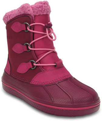 

Crocs Girls Lace Casual Boots(Pink