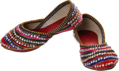 

Khussa Girls Slip on Mojaris(Multicolor