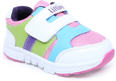 

Lilliput Girls Velcro Sneakers(Multicolor, White