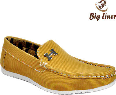 

Big Liner Boys Slip on Loafers(Yellow